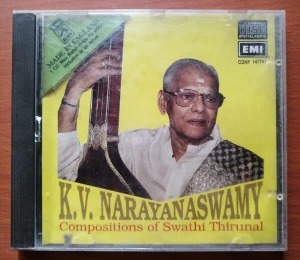 K.V.NARAYANASWAMY COMPOSITIONS OF SWATHI THIRUNAL - Classical Vocal Imported Audio Cd