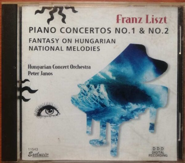 FRANZ LISZT PIONO CONCERTOS NO. 1 & NO. 2 - Imported Symphony Album Audio Cd