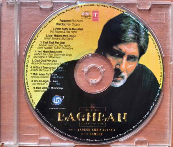 BAGHBAN - Aadesh Shrivastava & Uttam Singh Hindi Film Audio Cd - Image 2