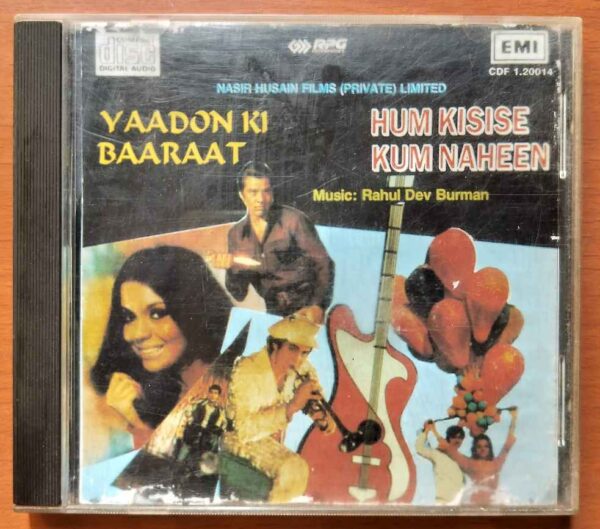 YAADON KI BAARAAT / HUM KISISE KUM NAHEEN - Rahul Dev Burman Imported Hindi Audio Cd