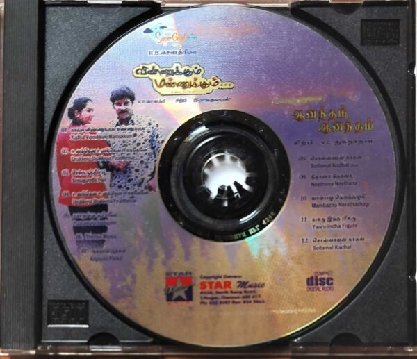 VINUKKUM MANUKKUM / ANANDAM ANANDAM - Sirpy Tamil Audio Cd - Image 2