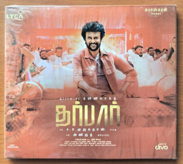 DARBAR - Anirudh Tamil Audio Cd (FACTORY SEALED PACK)